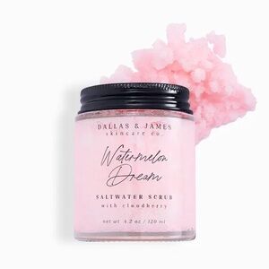 Dallas & James Watermelon Dream Saltwater Scrub With Cloudberry 4.2oz (NWT)